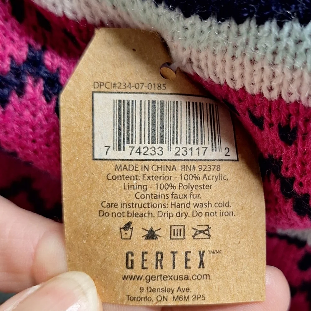 Gertex Plush Scarf, Bundle (2) Snowflakes & (1)Stripes Set of 3, Ages 4-6, NWt